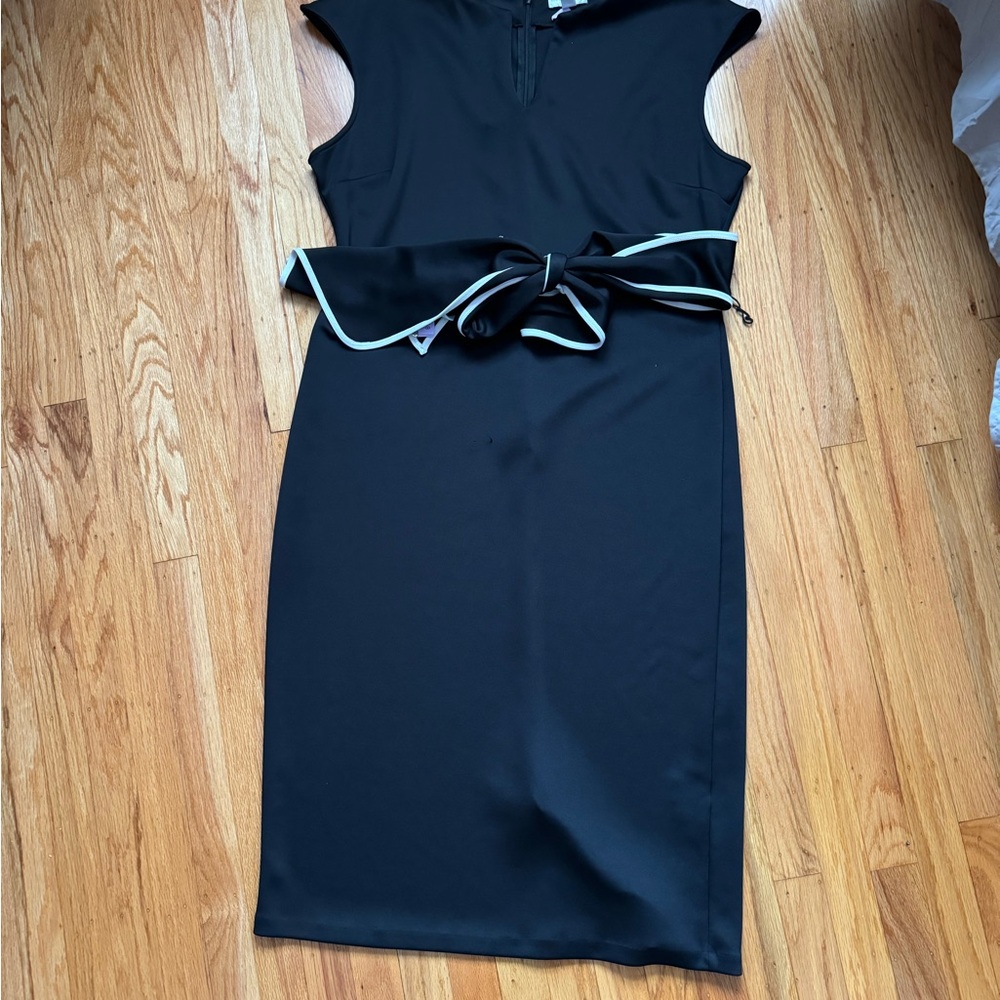 Black and white dress with belt size xl